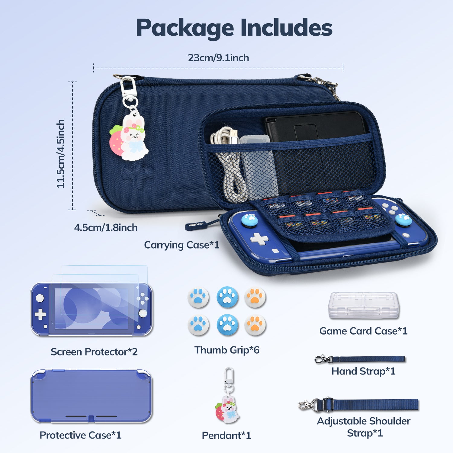 Younik Switch Lite Carrying Case, Protective Case for SwitchLite