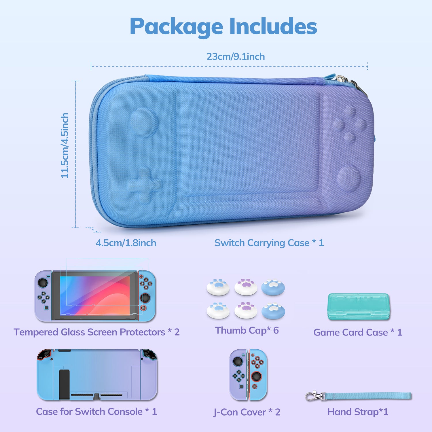 Younik Hot Seller Switch Carrying Case, Best Protective Case for Switch