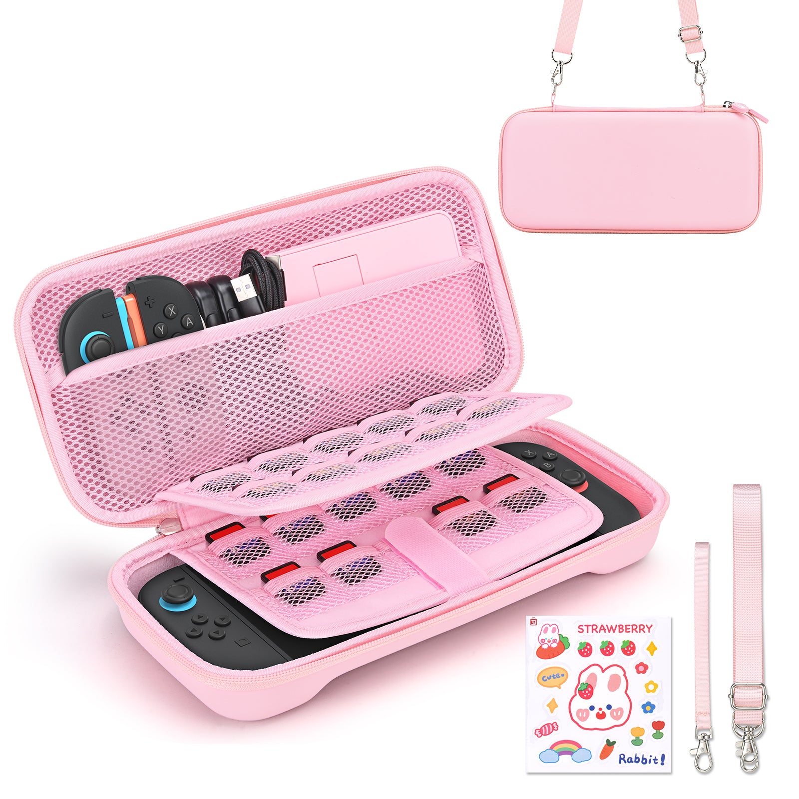 Younik Switch 2 Case Compatible with NS Switch 2 (2025, Pink)