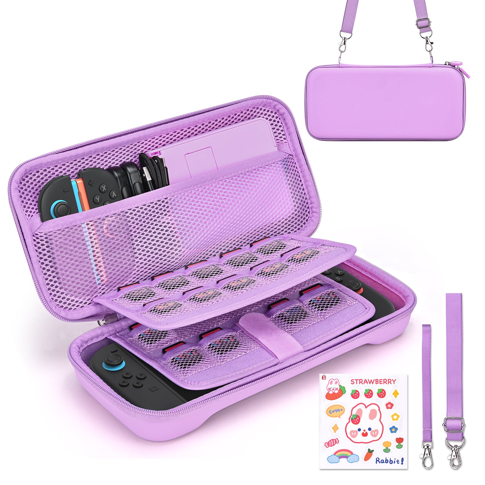 Younik Switch 2 Case Compatible with NS Switch 2 (2025, Pink)