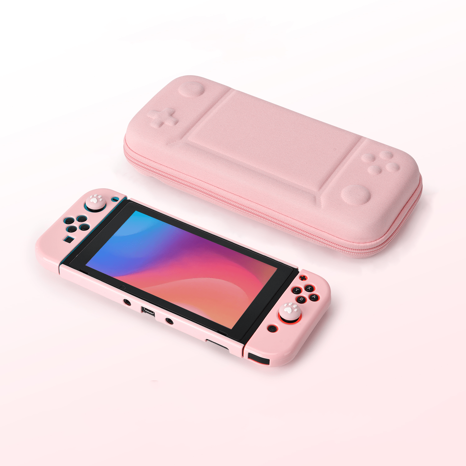 Younik Button Design Travel Case for Switch, Nintendo Switch Carrying Case