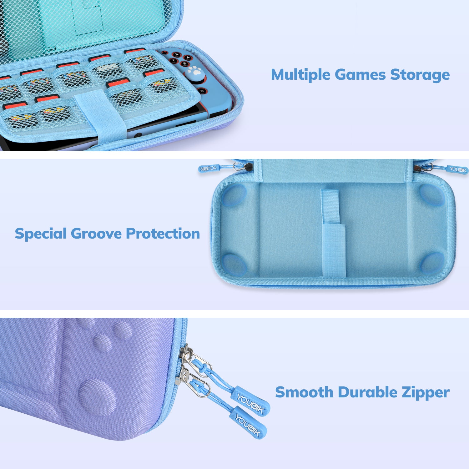 Younik Hot Seller Switch Carrying Case, Best Protective Case for Switch