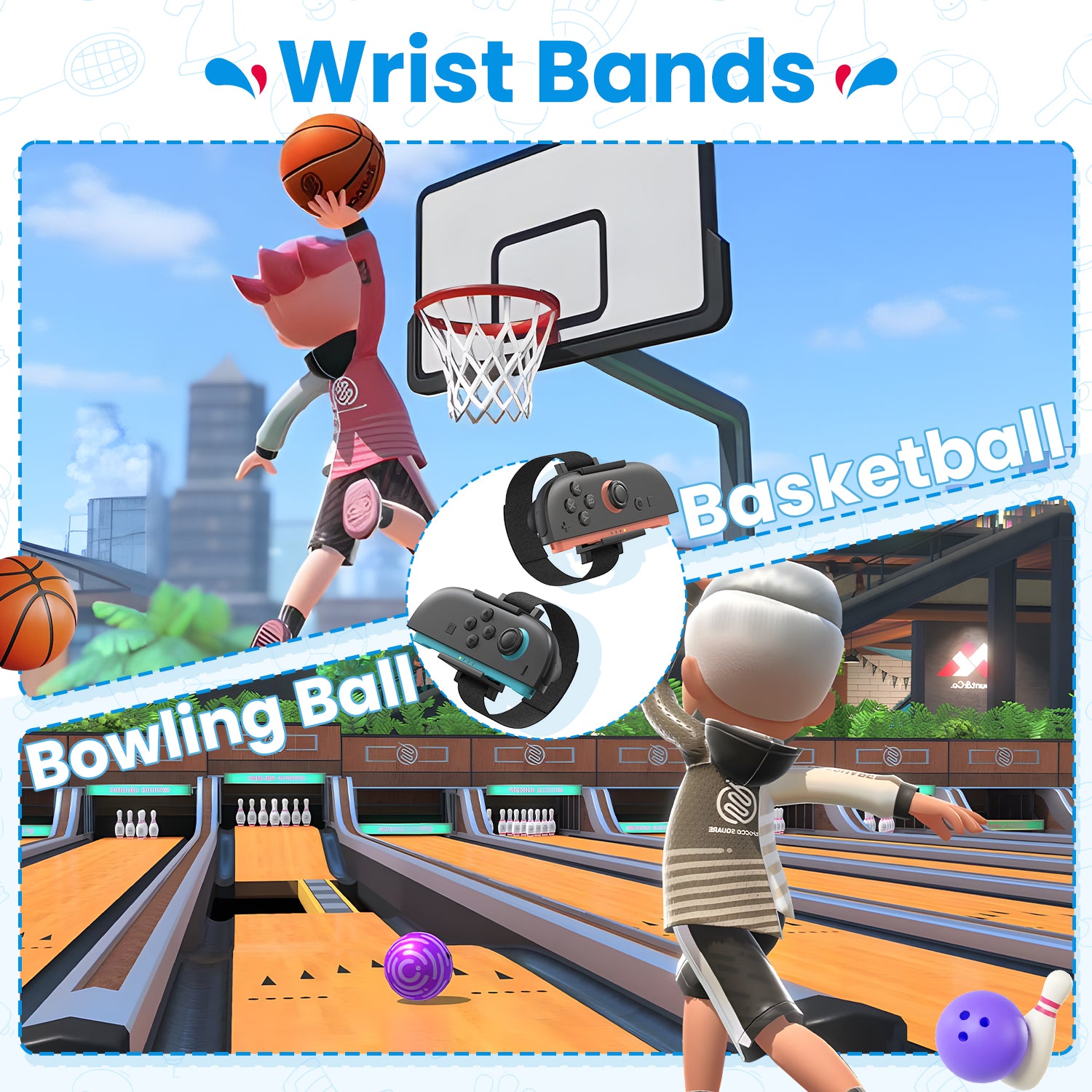 Younik Switch 2 Sports Accessories, 11 in 1 Switch 2 Sports Bundle (2025)