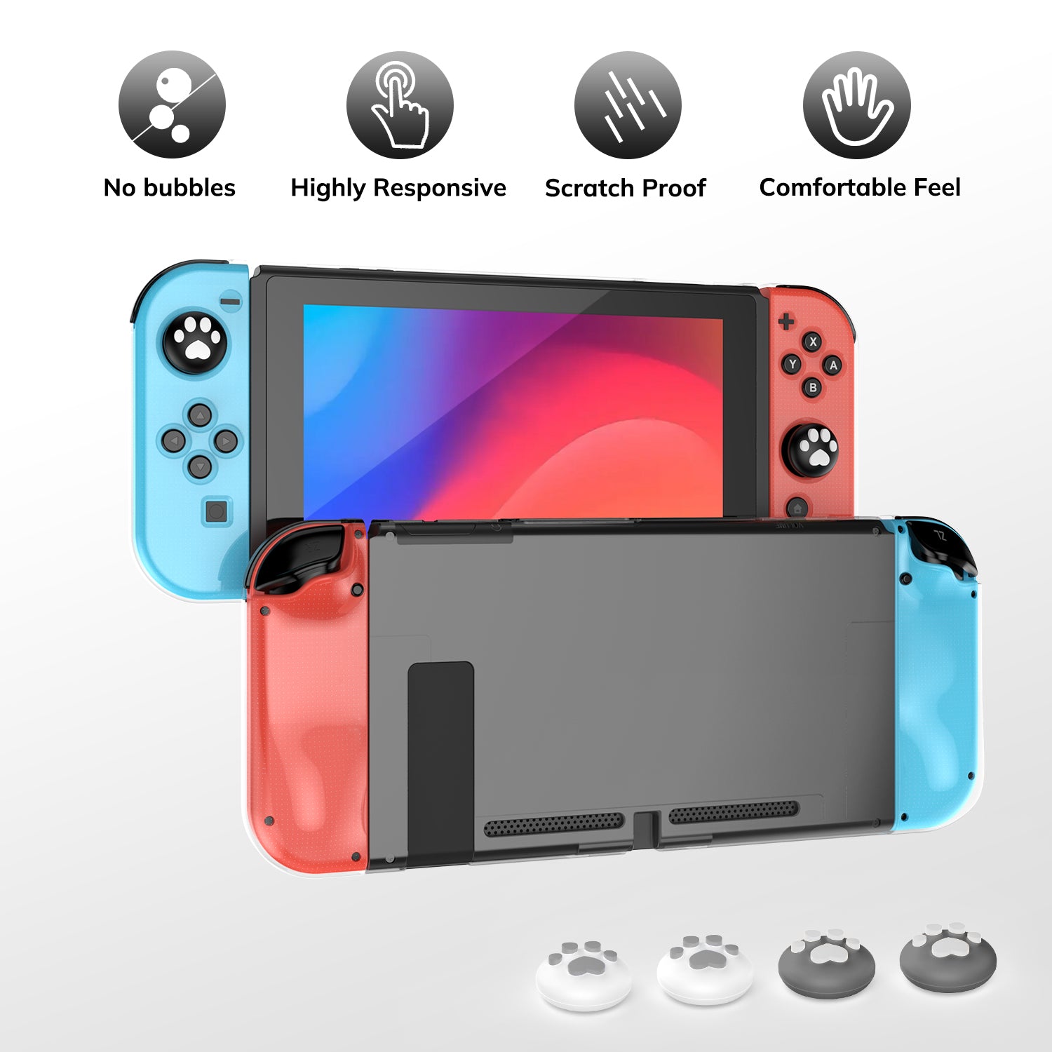 Younik Button Design Nintendo Switch Travel Case, Protective Switch Case, Switch Accessories