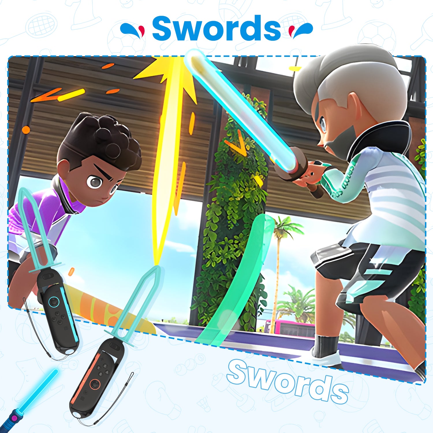 Younik Switch 2 Sports Accessories, 11 in 1 Switch 2 Sports Bundle (2025)