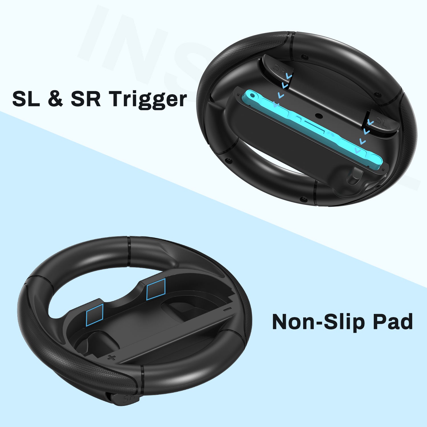 Younik Switch Steering Wheels for NS Switch 2 (2 Pack)