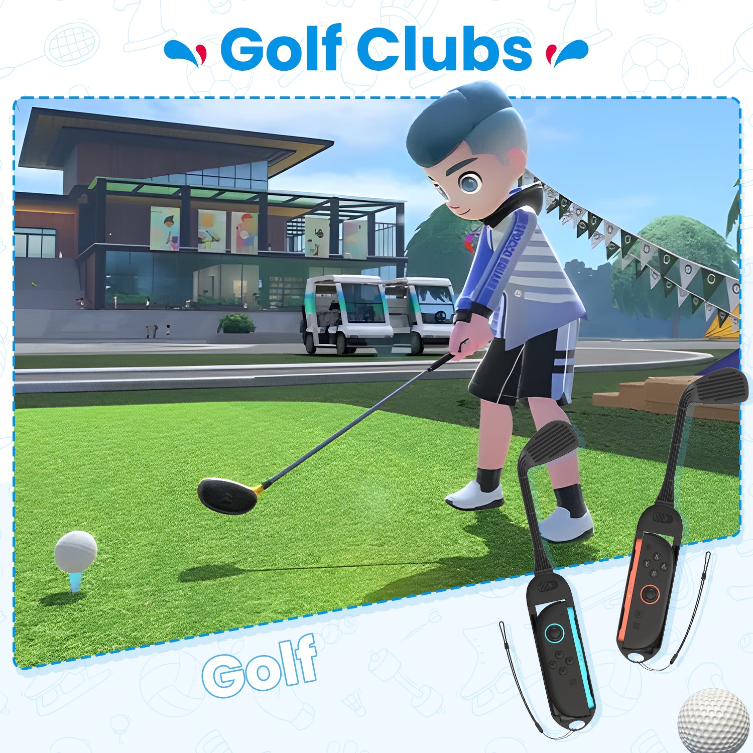 Younik Switch 2 Sports Accessories, 11 in 1 Switch 2 Sports Bundle (2025)