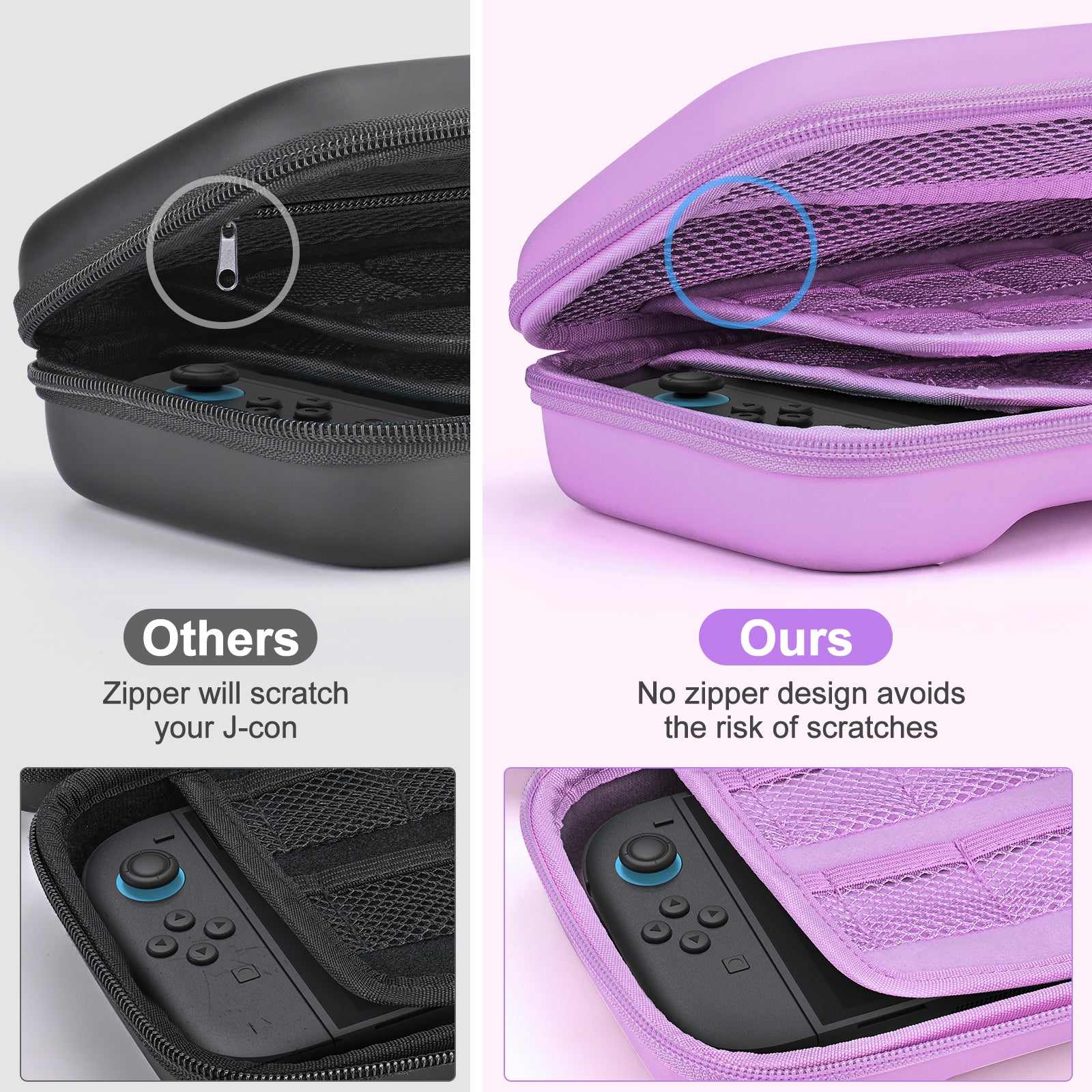 Younik Switch 2 Case Compatible with NS Switch 2 (2025, Purple)