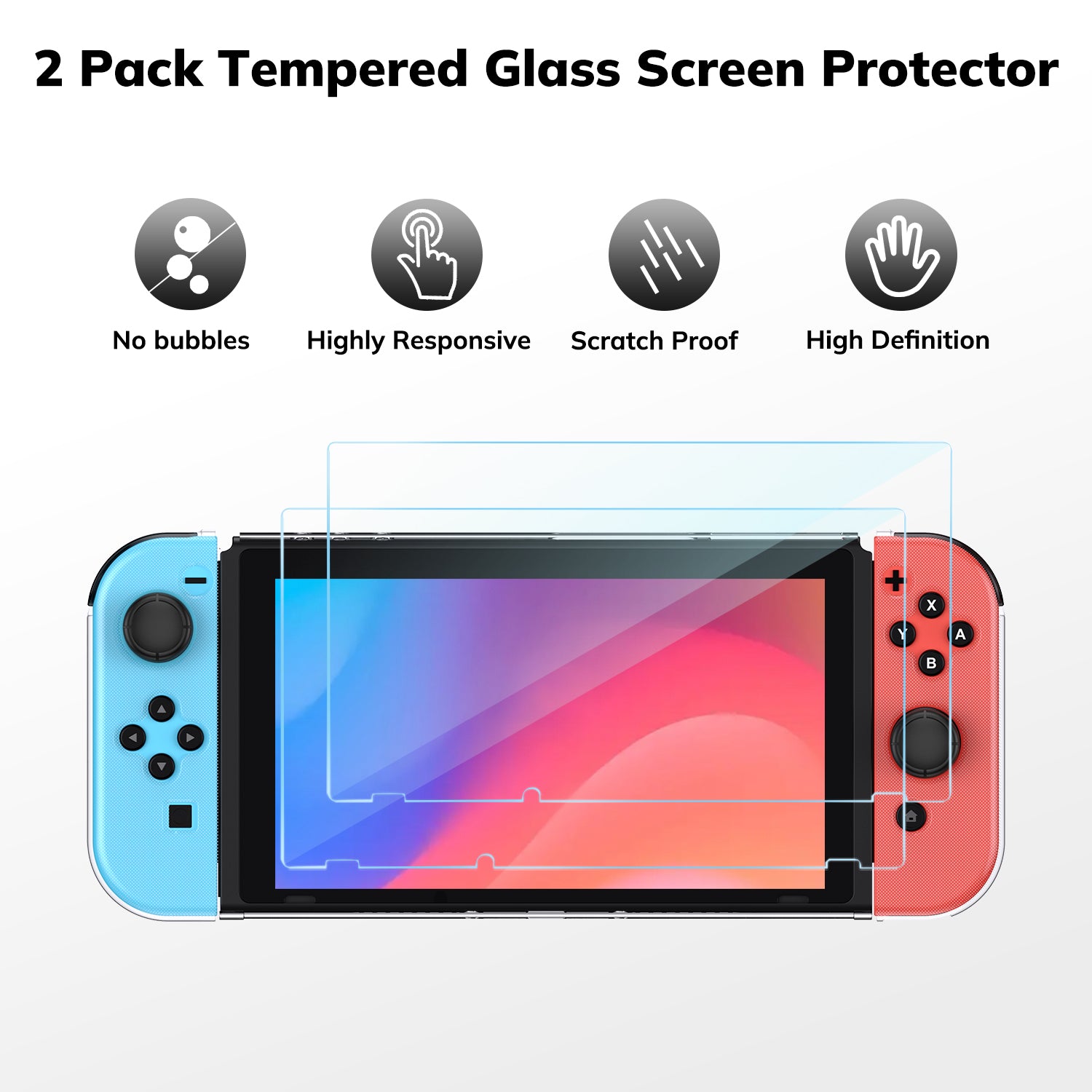 Younik Y Design Nintendo Switch Carrying Case, Case for Switch, Thumb Grips Included