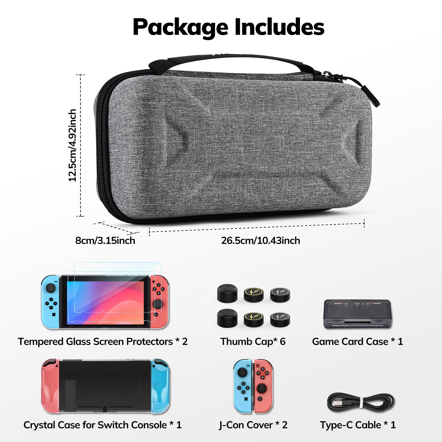 Younik Y Design Switch Protective Case, Travel Case for Switch 2017