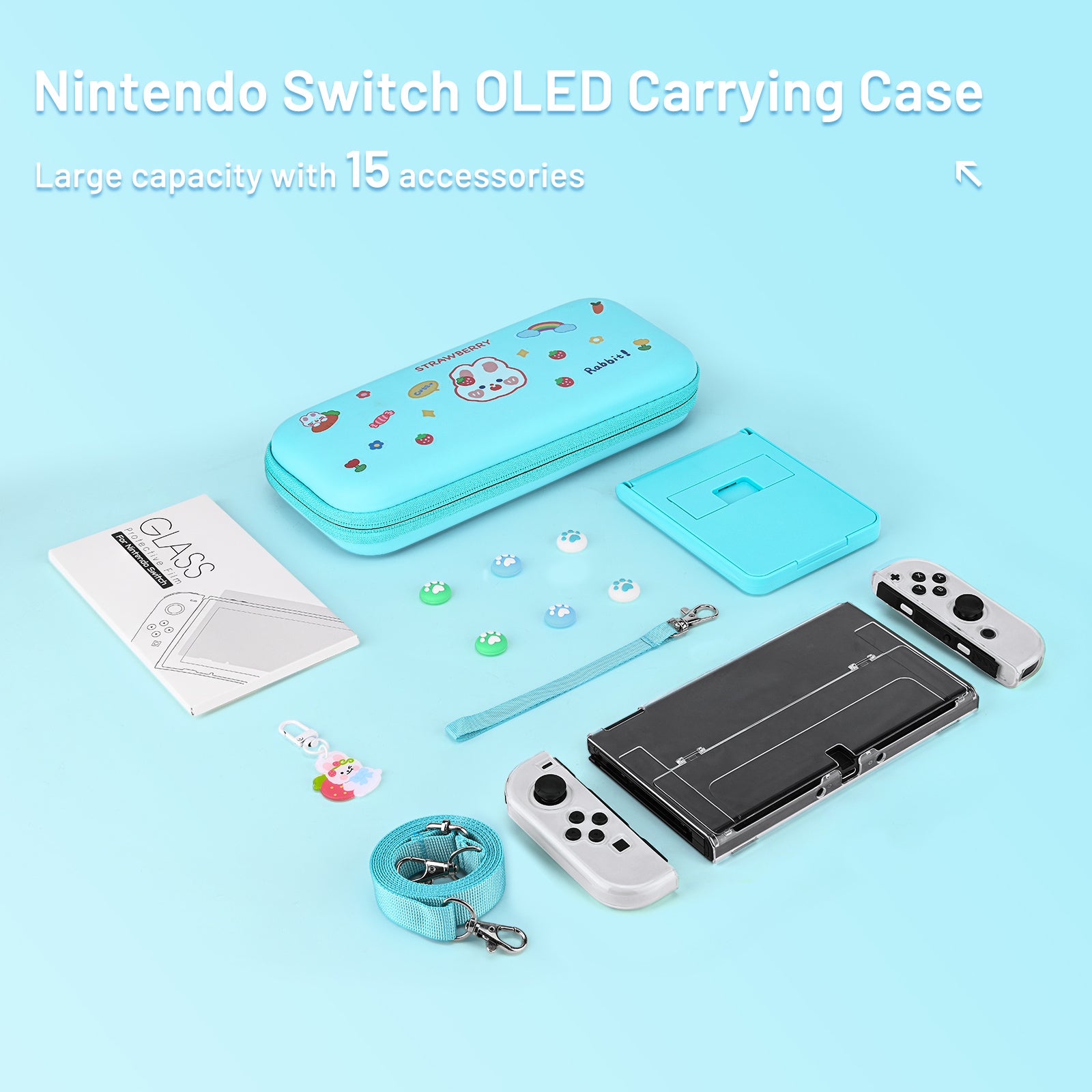 Younik Nintendo Switch OLED Travel Case, OLED Switch Cover Trending Gift