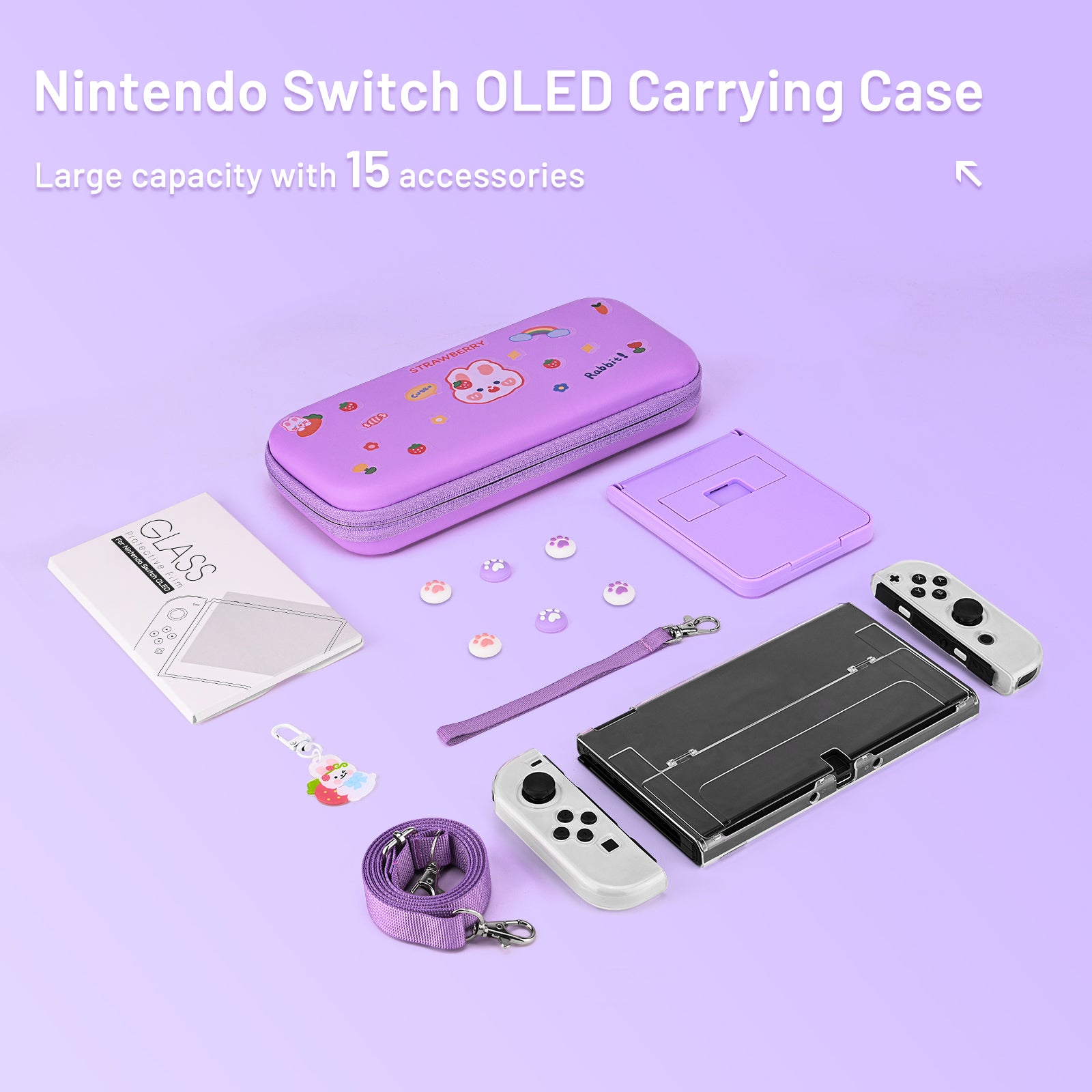 Younik Switch OLED Carrying Case, Travel Case OLED