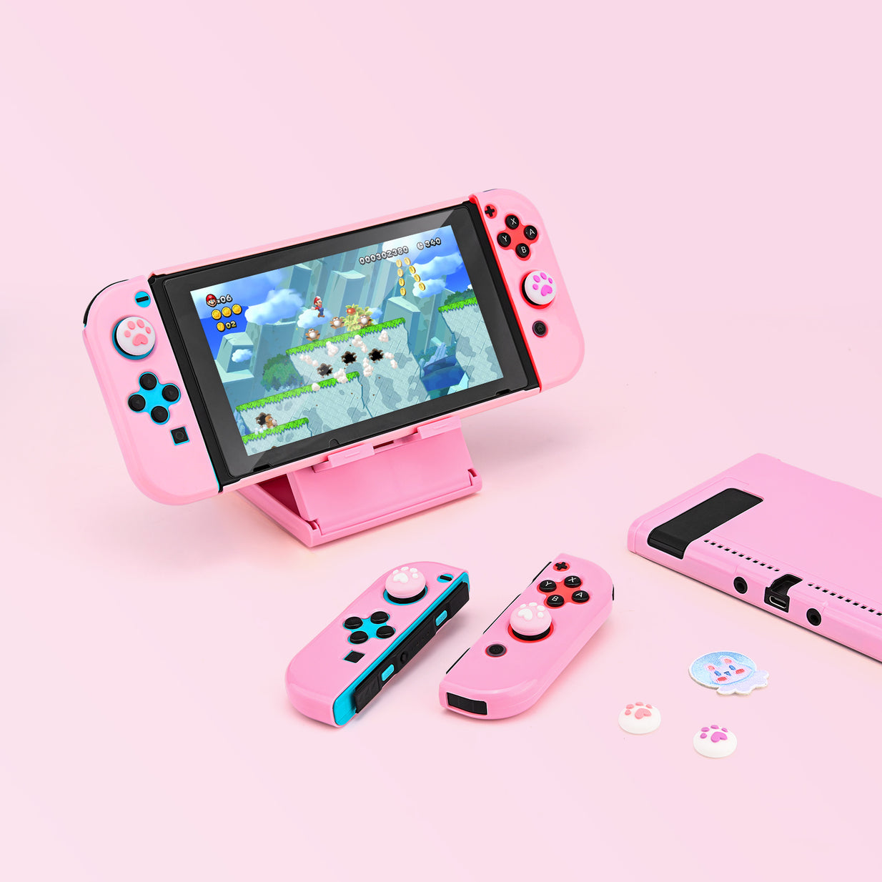 Younik Nintendo Switch Protective Case with 16 Accessories, Joy-Con Co
