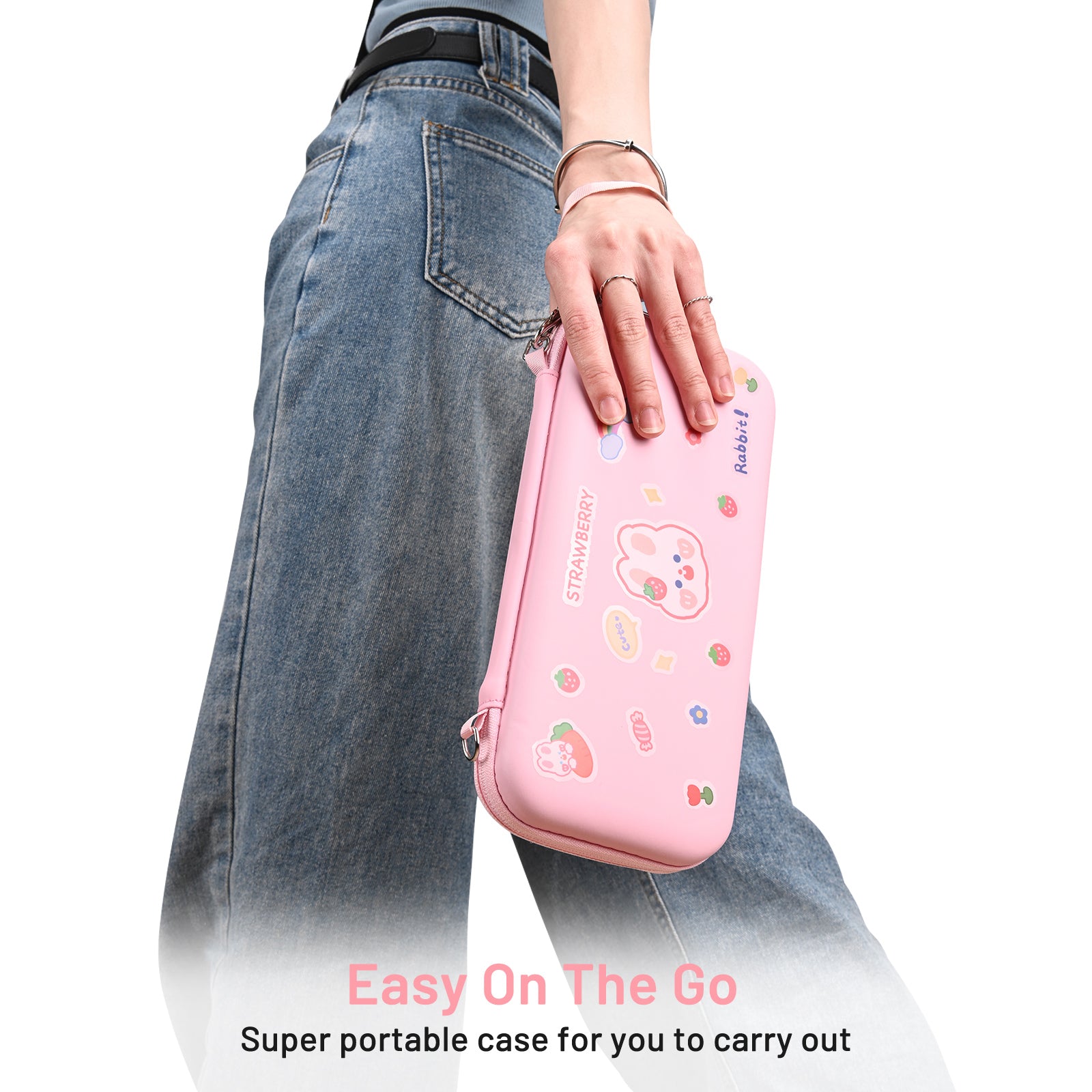 Younik Cute Nintendo Switch Case, Switch Carrying Case for Kids