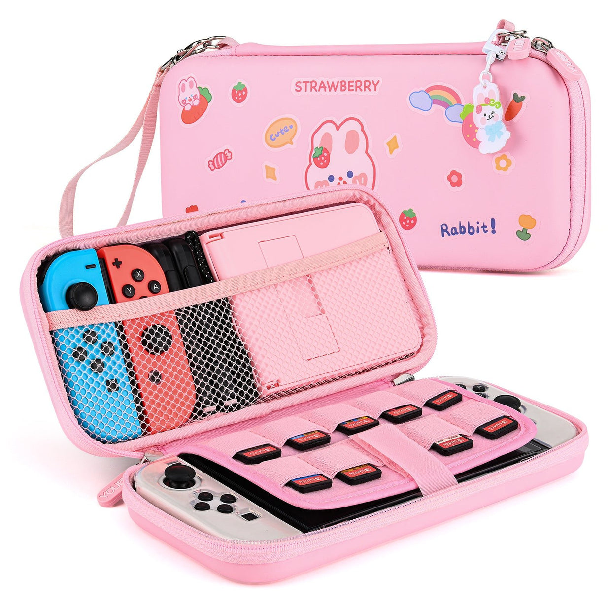 Younik OLED Case Nintendo Switch OLED Cover with 15 Accessories, OLED